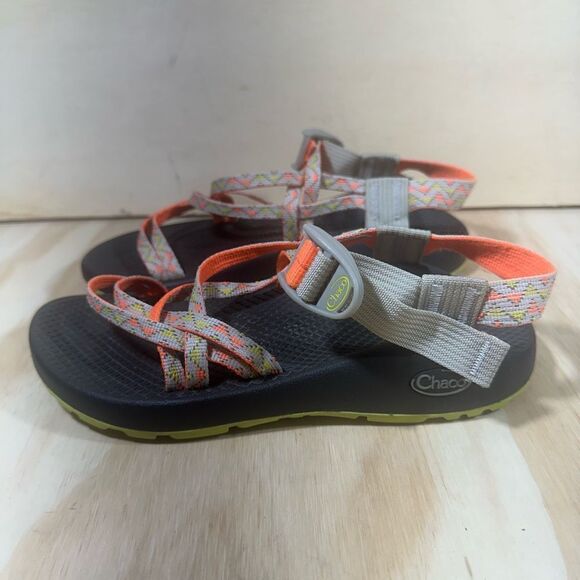 Chaco Orange and Yellow Sandals Women’s Size 6 - Picture 7 of 7